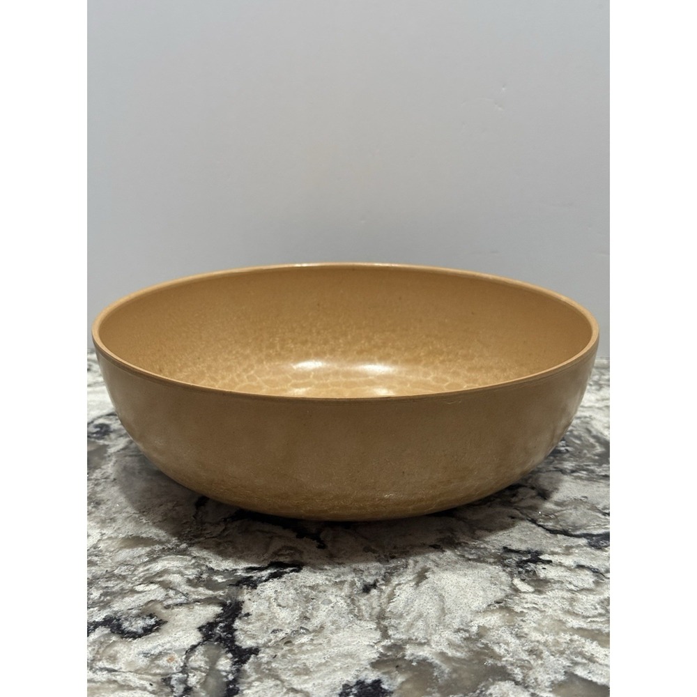 ELLINGERS Agatized Wood Serving Bowl #100 9-1/4" Good Condition
